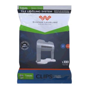 System Leveling nivelačné spony 1 mm - 100 ks (SL1111)