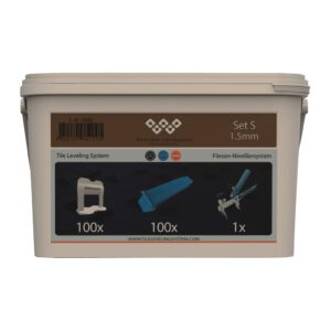 System Leveling nivelačný set S SIZE - 1,5 mm, vedro (SL1545)