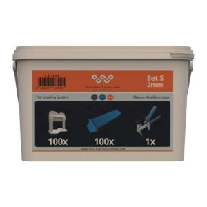 System Leveling nivelačný set S SIZE - 2 mm, vedro (SL1542)