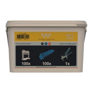 System Leveling nivelačný set S SIZE - 3 mm, vedro (SL1543)