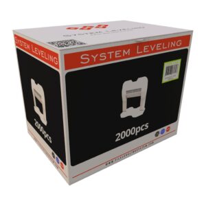 System Leveling nivelačné spony 1 mm - 2000 ks (SL1131)