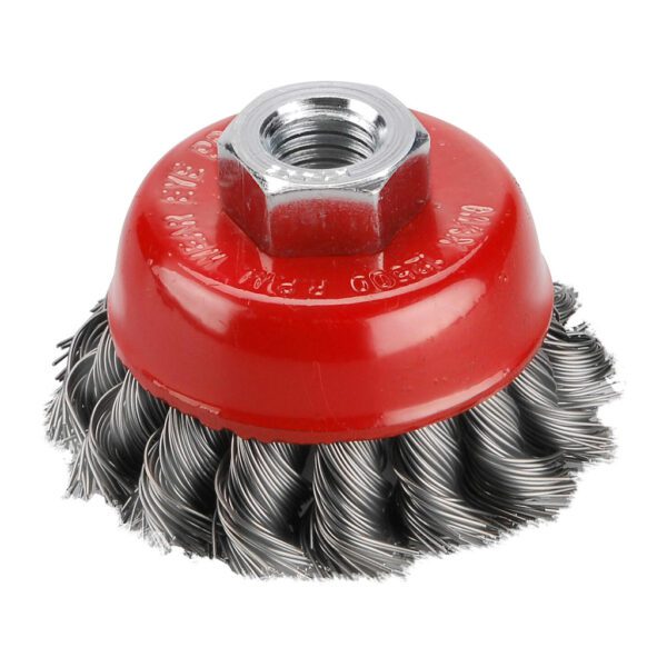 Extol Craft 17007 - Kartáč hrnčekový M14 vrkočový, Ø65mm