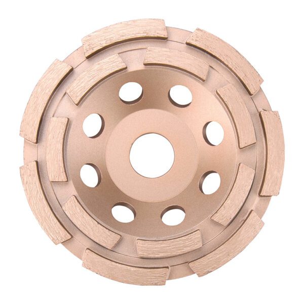 Extol Industrial 8703122 - Kotúč brúsny diamantový dvojradový, 125mm, pozdĺžne lamely