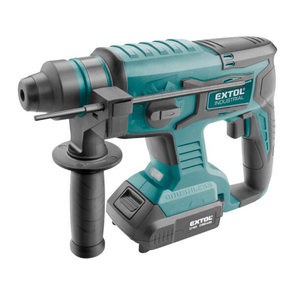 Extol Industrial 8791818 - Kladivo vŕtacie aku Share20V, 1x 2Ah, SDS-plus, 1,7J, bezuhlíkový motor