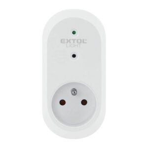 Extol Light 43802 - Zásuvka diaľkovo IR ovládaná, 2ks
