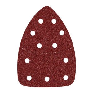 Extol Premium 8803970 - Papier brúsny delta na suchý zips 10ks, 11 otvorov, 149x105mm, P40