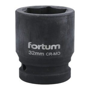Fortum 4703032 - Kľúč nástrčný rázový, 32mm, 3/4”