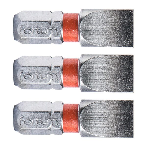 Fortum 4741108 - Bit plochý 3ks, 8x25mm