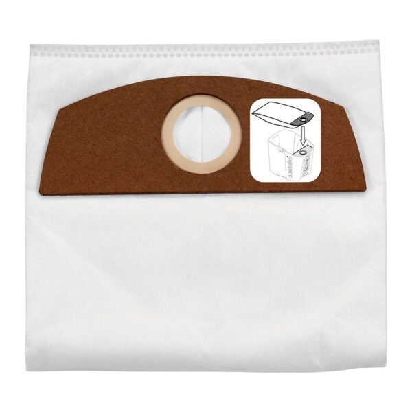 Metabo 630164000 - 5 rúnových filtračných vreciek – 6 l, AS 18 L PC Compact