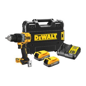 DeWALT DCD805E2T - AKU príklepová vŕtačka 18V XR PowerStack™, 2×AKU 1,7Ah, nabíjačka, kufor TSTAK™