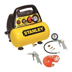 Stanley DN 200/8/6KIT - Kompresor bezolejový DN200, 8L, 6 bar + sada príslušenstva
