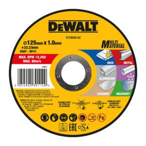 DeWALT DT20595 - Kotúč rezný 125mm×1,0mm, multimateriál