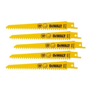DeWALT DT2356 - Bimetalové pílové listy do omietok, 152mm, pre chvostové píly, 5ks