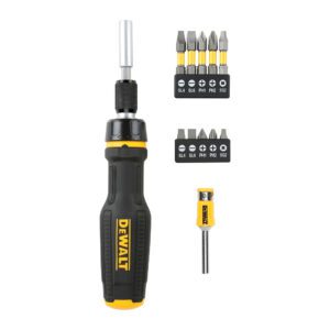 DeWALT DWHT0-66567 - Ráčnový skrutkovač FullFit + sada bitov 10ks
