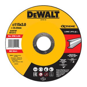 DeWALT DX7927 - Rezný kotúč na kov 115mm×3mm×22,23mm
