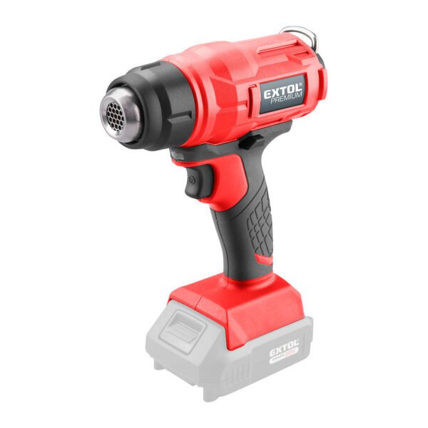 Extol Premium 8891867 - Pištoľ teplovzdušná aku Share20V, bez aku, 550°C