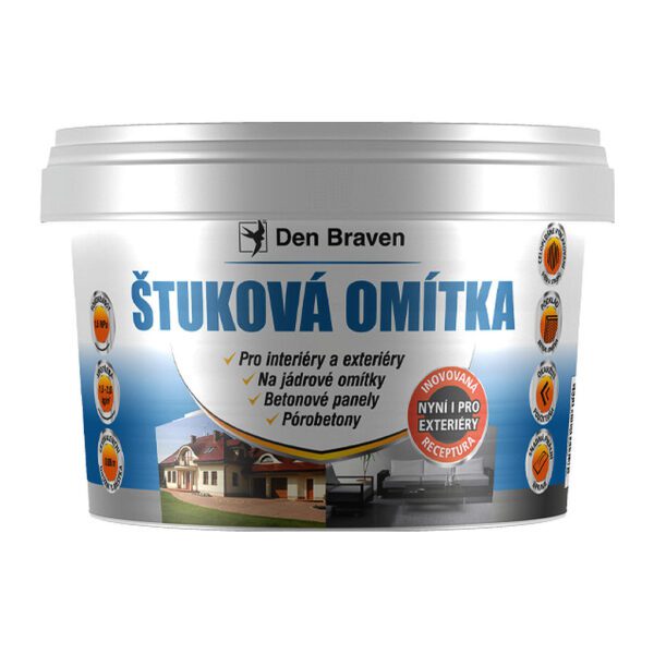 Den Braven 00201RL - Štuková omietka 8 kg vedro biela