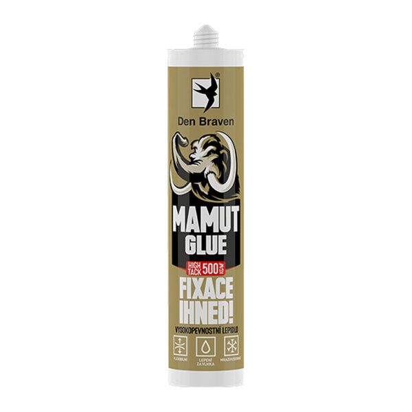 Den Braven 51913BD - MAMUT GLUE High Tack 290 ml kartuša sivá