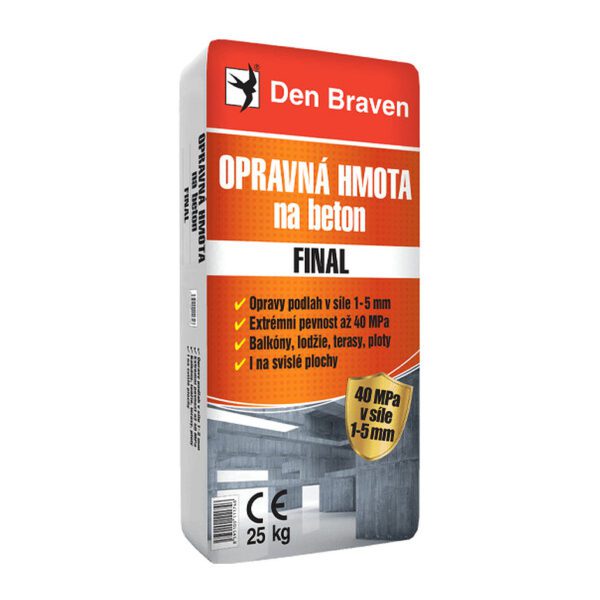 Den Braven 57600Q - Opravná hmota na betón FINAL 5 kg vrece