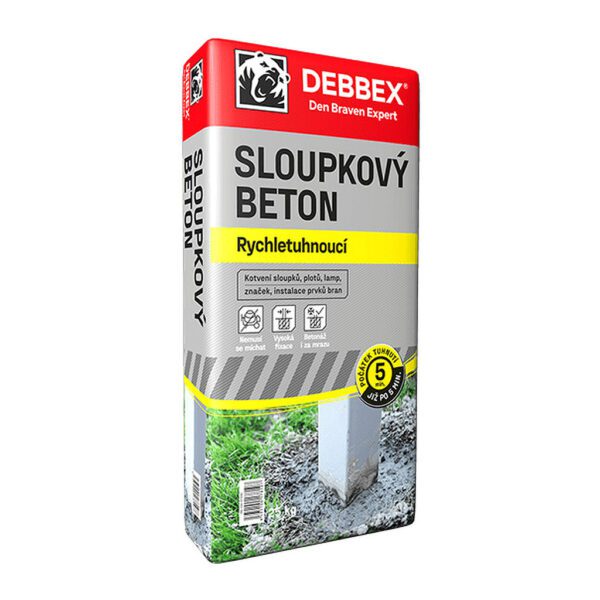 Den Braven 57703Q - Stĺpikový betón rýchlotuhnúci 25 kg vrece