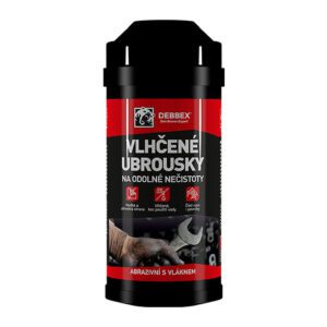 Den Braven B9013DBX - Vlhčené obrúsky na odolné nečistoty 75 ks dóza oranžová