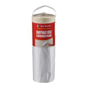 Den Braven B919FOL - Zakrývacia fólia s maskovacou páskou 18 mm × 270 cm