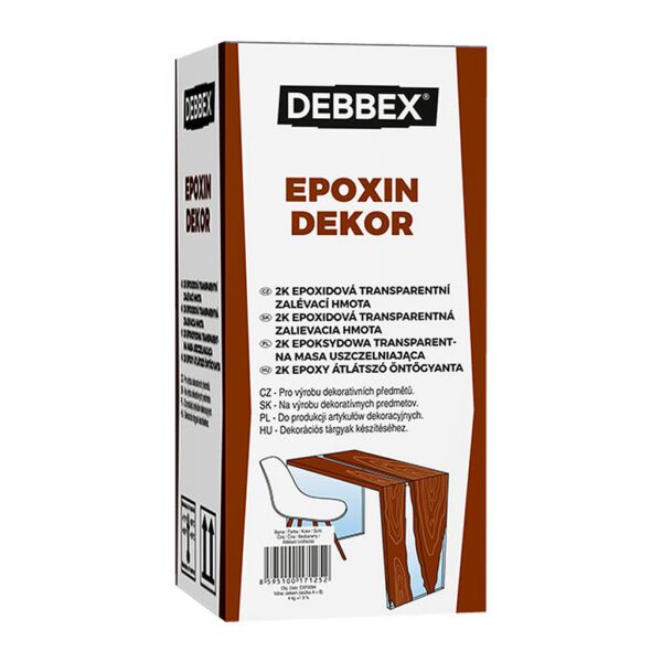 Den Braven EXF0095 - Epoxidová zalievacia hmota EPOXIN DEKOR 20 kg sada plechoviek transparentná