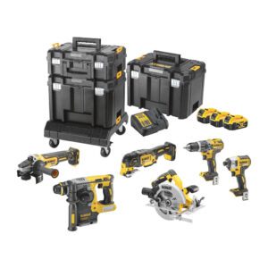 DeWALT DCK685P3T - Kombo sada AKU, 18V, 3x AKU 5,0Ah, (DCD796, DCF887, DCH273, DCS570, DCG405, DCS355)
