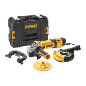 DeWALT DWE4257KT - Elektrická brúska uhlová, 125mm, 1500W, regulácia otáčok, kufor