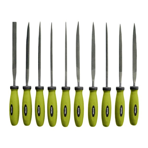 Extol Craft 8801 - Pilníky ihlové, 10-dielna sada, 90mm