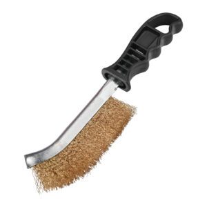 Extol Craft 960019 - Kefa ručná mosadzná, kútová, 240mm, plastová rukoväť