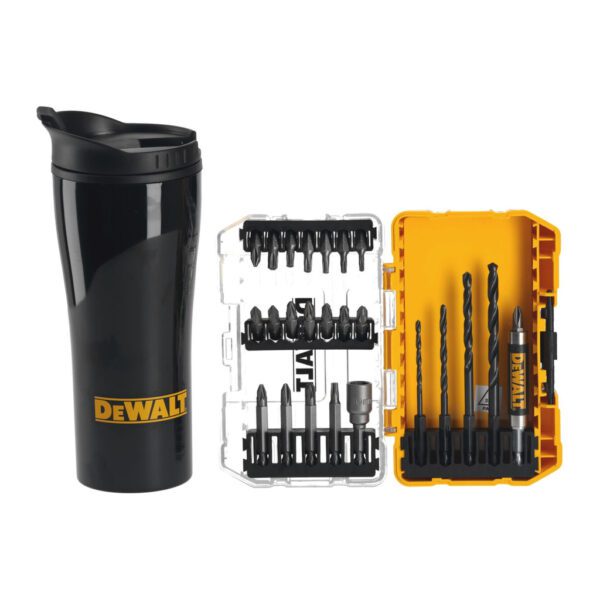 DeWALT DT70707 - Súprava bitov a vrtákov, 25-dielna, s hrnčekom