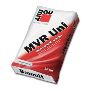 Baumit MVR Uni – Vápennocementová ručná biela omietka - 25 kg