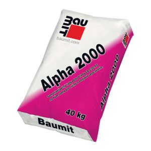 Baumit Alpha 2000 – Anhydritový samonivelizačný liaty poter pre interiéry - 40 kg