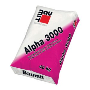 Baumit Alpha 3000 – Anhydritový samonivelizačný liaty poter s vyššou pevnosťou pre interiéry - 40 kg