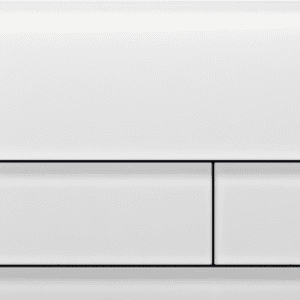 TECEsquare - Ovládacie tlačidlo pre WC, saténové biele sklo 9240824