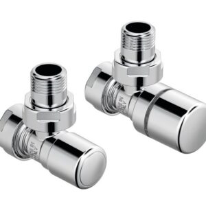 Zehnder Príslušenstvo - Set A rohový ventil a šróbenie pre spiatočku Standard Line 1/2", biela 838881