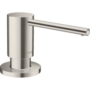 Hansgrohe - Zápustný dávkovač umývacích prostriedkov, vzhľad nerezu 40438800