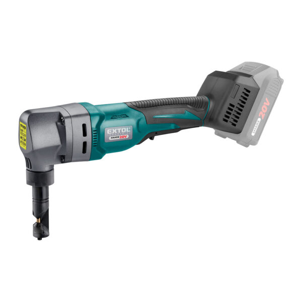 Extol Industrial 8791831 - Nožnice na plech vystrihovacie aku Share20V, bez aku, max. 2,5mm, bezuhlíkový motor
