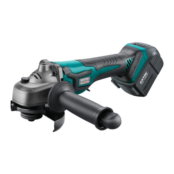 Extol Industrial 8791842 - Brúska uhlová aku Share20V, 1x 4Ah, 125mm, bezuhlíkový motor