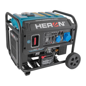 Heron 8896233 - Elektrocentrála invertorová rámová 1F, 6,5kW, 9,5HP, elektrický štart s DO