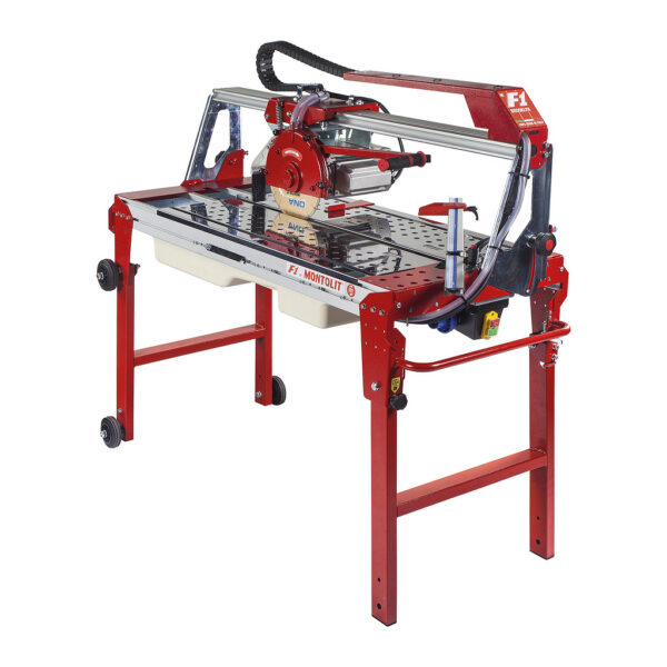 Montolit F1-101 – Elektrická píla BROOKLYN, vodou chladená, dĺžka rezu 101cm, jolly 45°, nastaviteľná výška kotúča, motor 2,2kW, kotúč SCX250